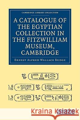 A Catalogue of the Egyptian Collection in the Fitzwilliam Museum, Cambridge Ernest Alfred Wallace Budge 9781108004398