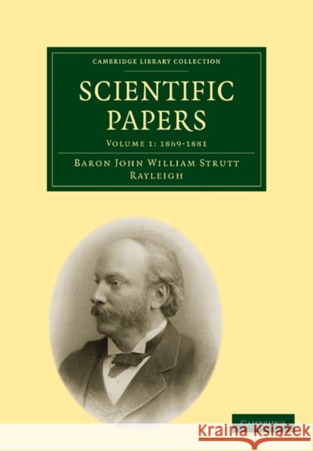 Scientific Papers Robert John Strutt 9781108005425 CAMBRIDGE UNIVERSITY PRESS