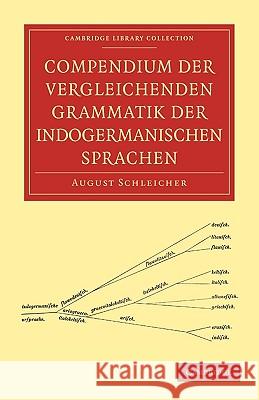 Compendium Der Vergleichenden Grammatik Der Indogermanischen Sprachen Schleicher, August 9781108007634