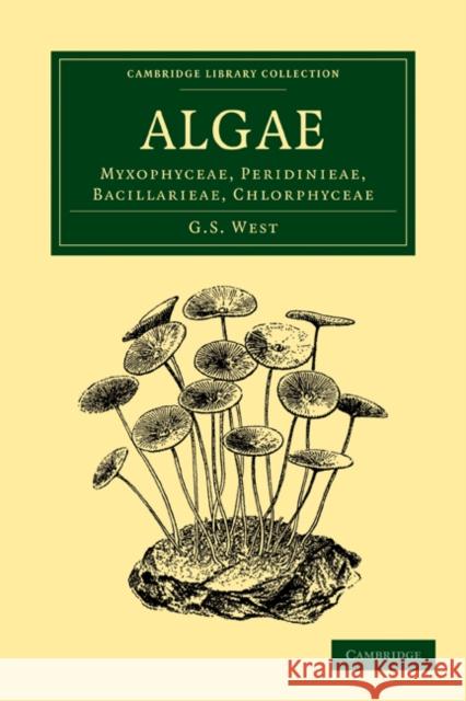 Algae: Volume 1, Myxophyceae, Peridinieae, Bacillarieae, Chlorphyceae G. S. West 9781108013222 Cambridge University Press
