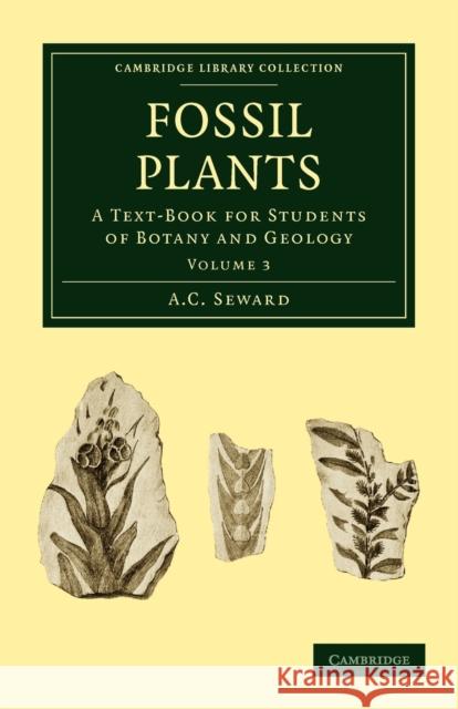 Fossil Plants: A Text-Book for Students of Botany and Geology Seward, A. C. 9781108015974 Cambridge University Press