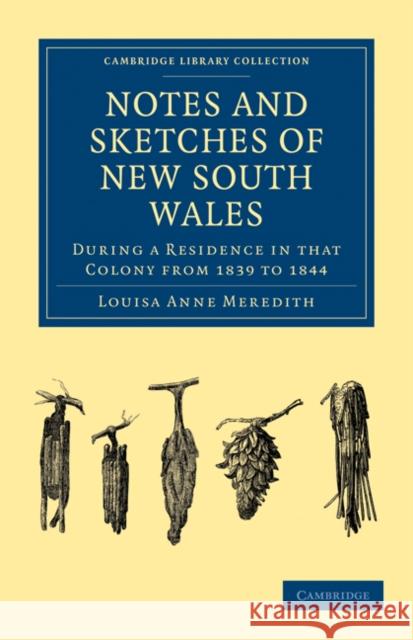 Notes and Sketches of New South Wales: During a Residence in That Colony from 1839 to 1844 Meredith, Louisa Anne 9781108024174