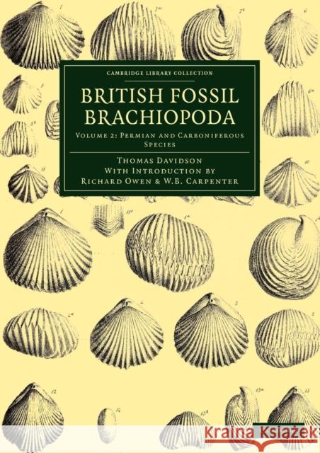 British Fossil Brachiopoda Thomas Davidson Richard Owen William Benjamin Carpenter 9781108038188 Cambridge University Press