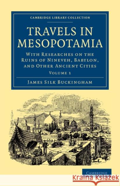 Travels in Mesopotamia: With Researches on the Ruins of Nineveh, Babylon, and Other Ancient Cities Buckingham, James Silk 9781108042147 Cambridge University Press