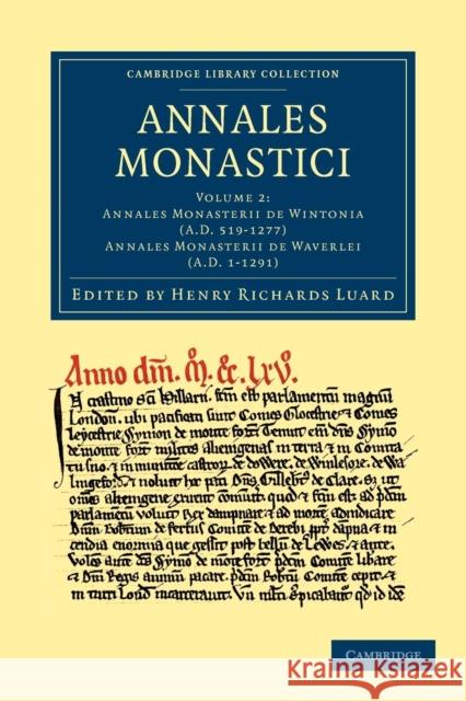 Annales Monastici Henry Richards Luard   9781108043120