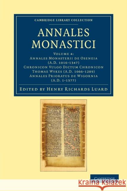 Annales Monastici Henry Richards Luard   9781108043144