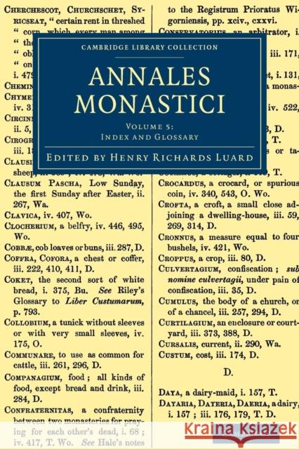 Annales Monastici Henry Richards Luard   9781108043151