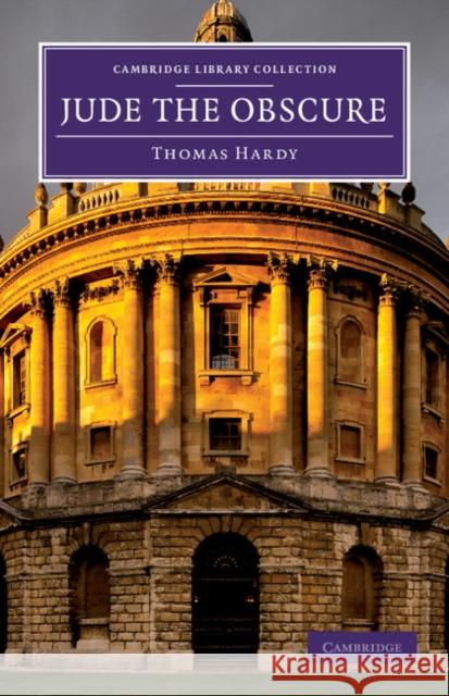 Jude the Obscure Thomas Hardy   9781108057158 Cambridge University Press