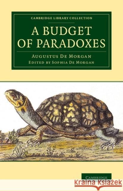 A Budget of Paradoxes Augustus d Sophia D 9781108083201 Cambridge University Press