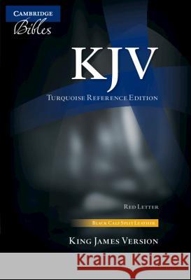 KJV Turquoise Reference Bible, Black Calf Split Leather, Red-Letter Text, Kj674: Xr  9781108401463 Cambridge University Press