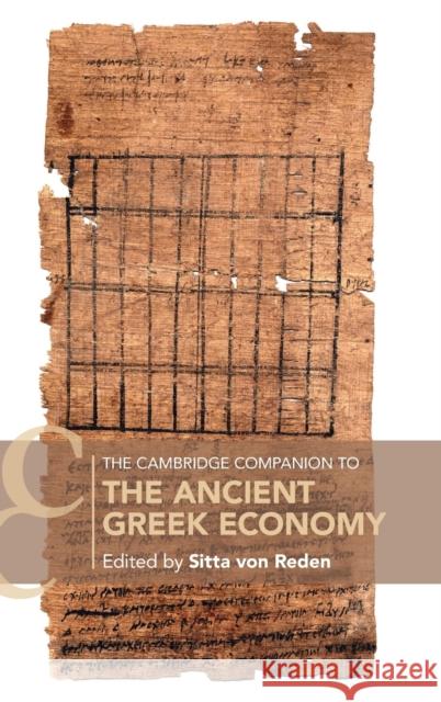 The Cambridge Companion to the Ancient Greek Economy Sitta Vo 9781108417266 Cambridge University Press