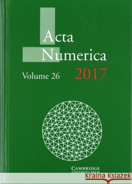 ACTA Numerica 2017: Volume 26 Arieh Iserles 9781108418027