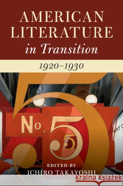 American Literature in Transition, 1920-1930 Ichiro Takayoshi 9781108418218