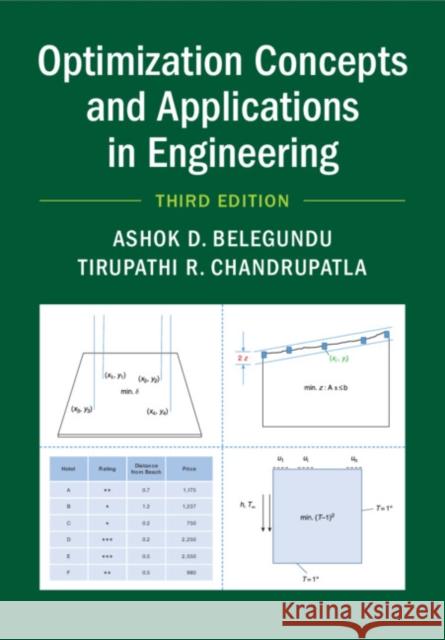 Optimization Concepts and Applications in Engineering Ashok D. Belegundu Tirupathi R. Chandrupatla 9781108424882 Cambridge University Press