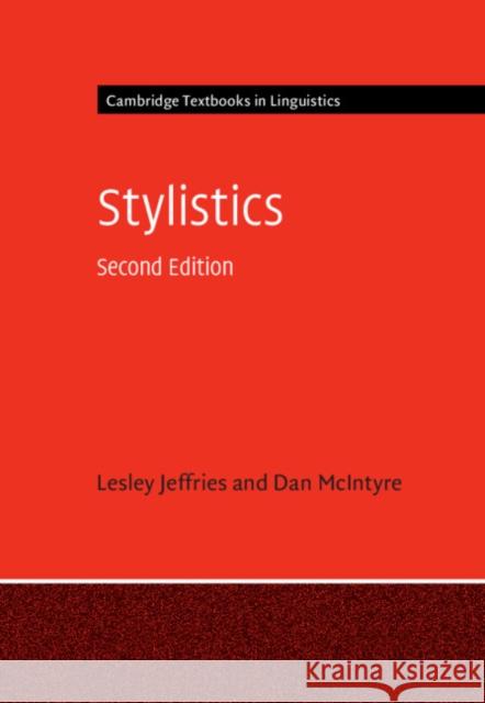 Stylistics Dan (Uppsala University) McIntyre 9781108425339 Cambridge University Press