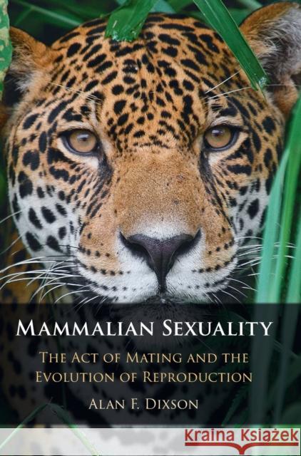 Mammalian Sexuality: The Act of Mating and the Evolution of Reproduction Alan F. Dixson (Victoria University of W   9781108426183