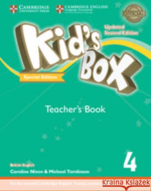 Kid's Box Updated Level 4 Teacher's Book Turkey Special Edition: For the Revised Cambridge English: Young Learners (Yle) Caroline Nixon Michael Tomlinson 9781108434843 Cambridge University Press