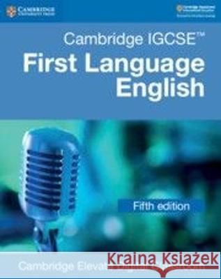Cambridge Igcse(r) First Language English Teacher's Resource with Digital Access 5ed Cox, Marian 9781108438940 Cambridge University Press