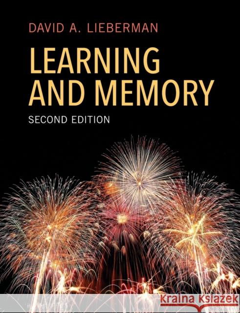 Learning and Memory David A. Lieberman 9781108450737