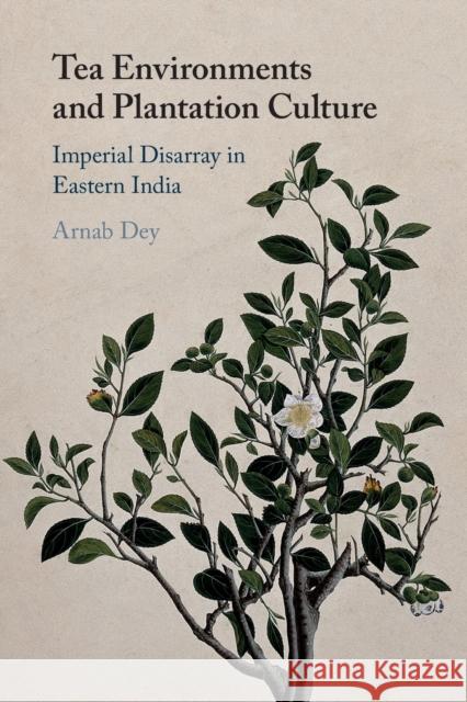 Tea Environments and Plantation Culture: Imperial Disarray in Eastern India Arnab Dey 9781108457613 Cambridge University Press
