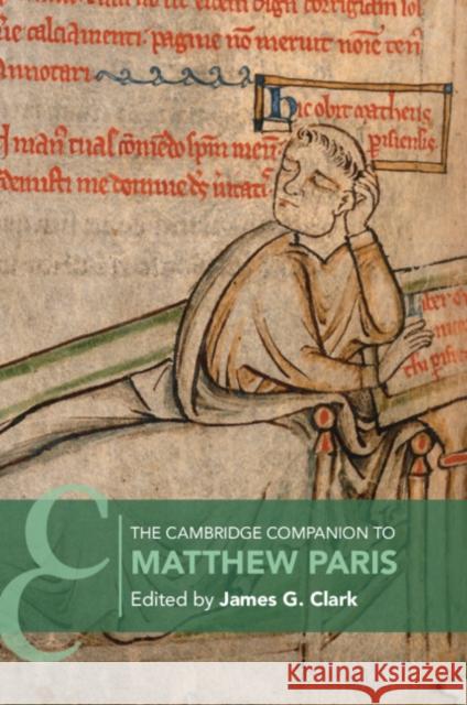 The Cambridge Companion to Matthew Paris James G. Clark 9781108461764 Cambridge University Press