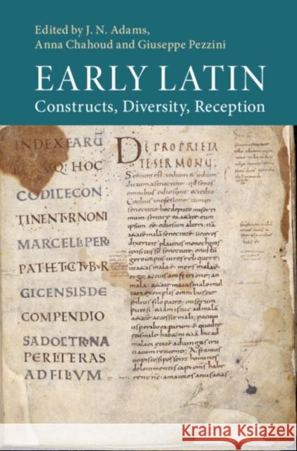 Early Latin  9781108476584 Cambridge University Press