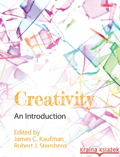 Creativity: An Introduction James C. Kaufman Robert J. Sternberg 9781108489379 Cambridge University Press