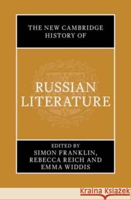 The New Cambridge History of Russian Literature  9781108493482 Cambridge University Press