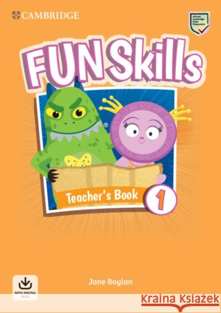 Fun Skills Level 1 Teacher's Book with Audio Download Jane Boylan 9781108563444