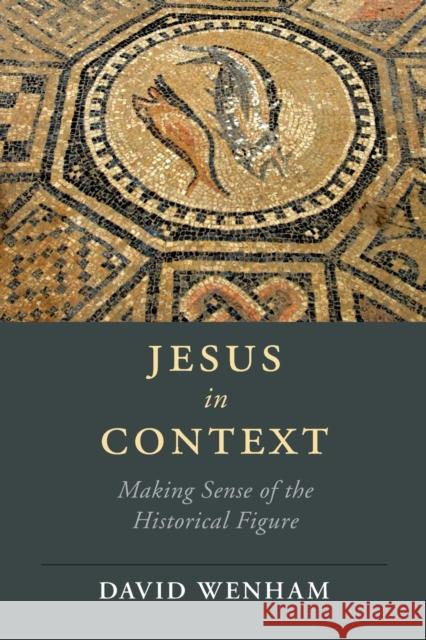 Jesus in Context: Making Sense of the Historical Figure Wenham, David 9781108700047 Cambridge University Press