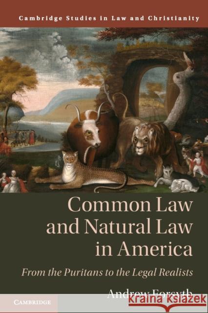 Common Law and Natural Law in America: From the Puritans to the Legal Realists Forsyth, Andrew 9781108701815 Cambridge University Press