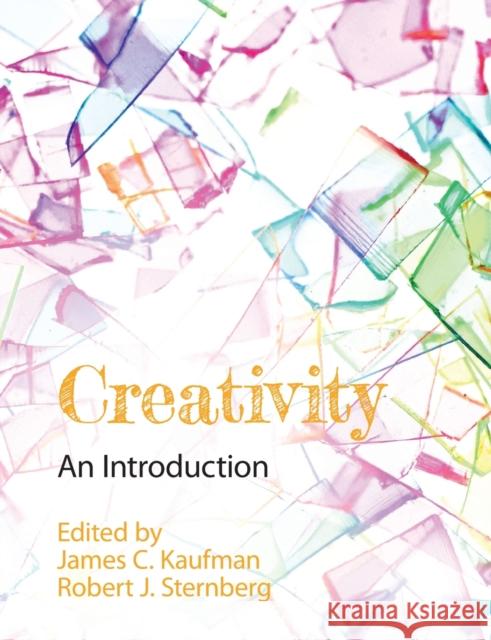 Creativity: An Introduction James C. Kaufman Robert J. Sternberg 9781108702379