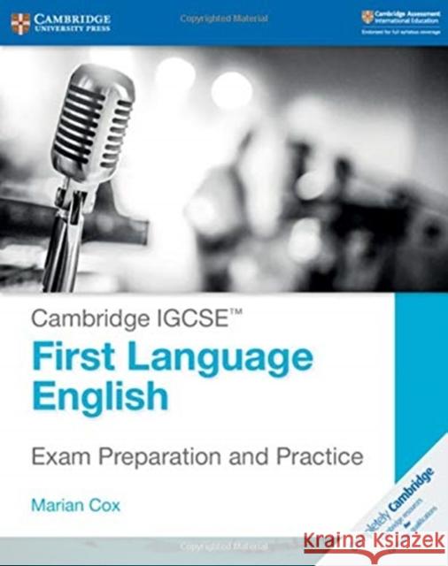 Cambridge Igcse(tm) First Language English Exam Preparation and Practice Marian Cox 9781108717045 Cambridge University Press