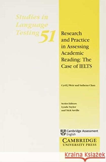 Research and Practice in Assessing Academic Reading: The Case of Ielts Weir, Cyril J. 9781108733618 Cambridge University Press