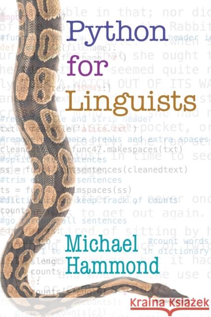 Python for Linguists Michael Hammond 9781108737074