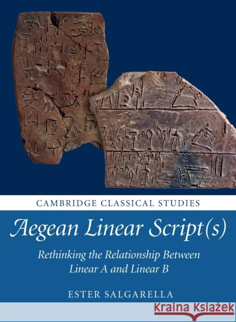 Aegean Linear Script(s): Rethinking the Relationship Between Linear A and Linear B Salgarella, Ester 9781108742672