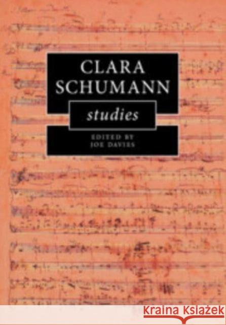 Clara Schumann Studies  9781108747677 Cambridge University Press