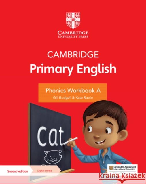 Cambridge Primary English Phonics Workbook A with Digital Access (1 Year) Kate Ruttle 9781108789950