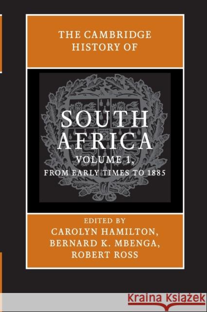 The Cambridge History of South Africa Hamilton, Carolyn 9781108791991 Cambridge University Press