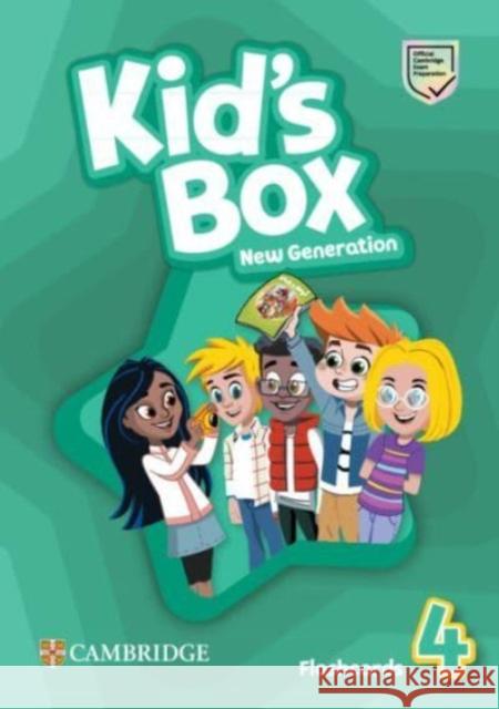Kid's Box New Generation Level 4 Flashcards British English Caroline Nixon Michael Tomlinson  9781108795524