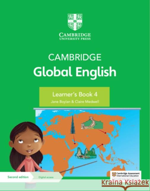 Cambridge Global English Learner's Book 4 with Digital Access (1 Year): for Cambridge Primary English as a Second Language Claire Medwell 9781108810821 Cambridge University Press