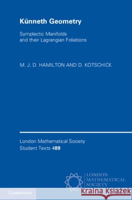 Kunneth Geometry D. (Ludwig-Maximilians-Universitat Munchen) Kotschick 9781108828758 Cambridge University Press