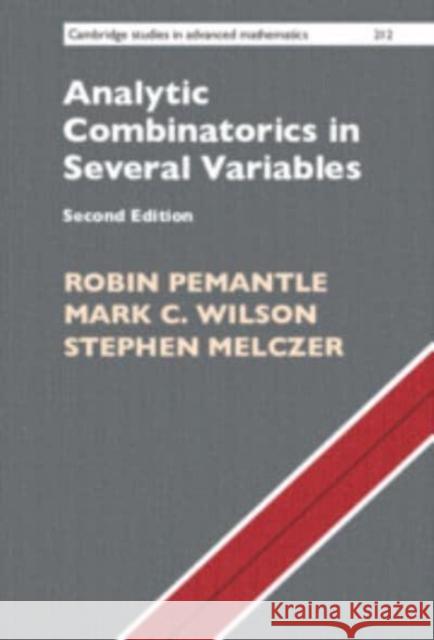 Analytic Combinatorics in Several Variables Stephen (University of Waterloo, Ontario) Melczer 9781108836623 Cambridge University Press