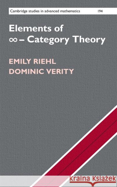 Elements of ∞-Category Theory Riehl, Emily 9781108837989 Cambridge University Press