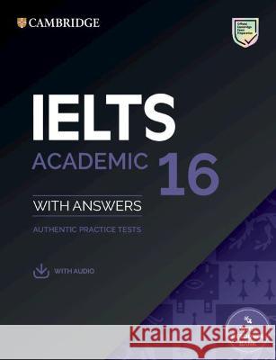 IELTS 16 Academic Student's Book with Answers with Audio with Resource Bank  9781108933858 Cambridge University Press