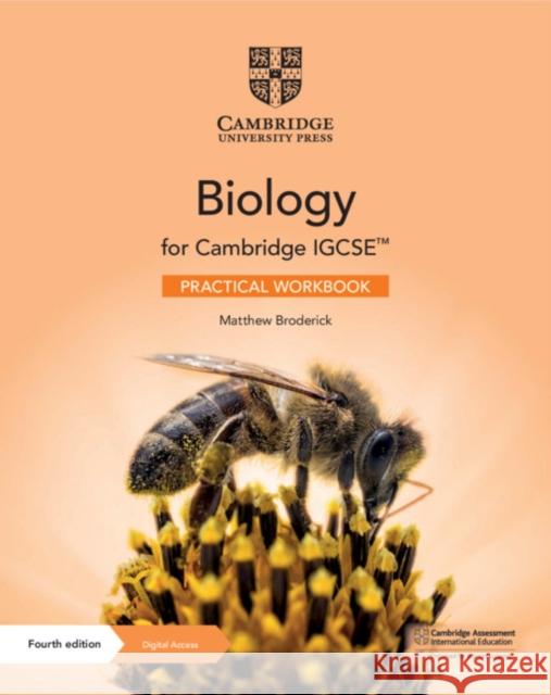 Cambridge IGCSE™ Biology Practical Workbook with Digital Access (2 Years) Matthew Broderick 9781108947497