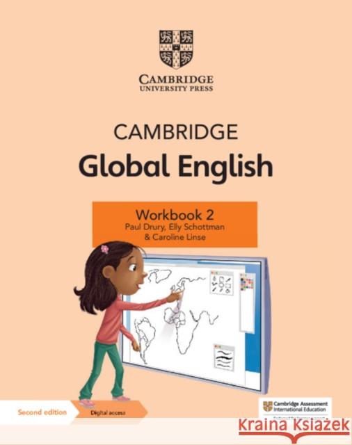 Cambridge Global English Workbook 2 with Digital Access (1 Year): for Cambridge Primary and Lower Secondary English as a Second Language Caroline Linse 9781108963657