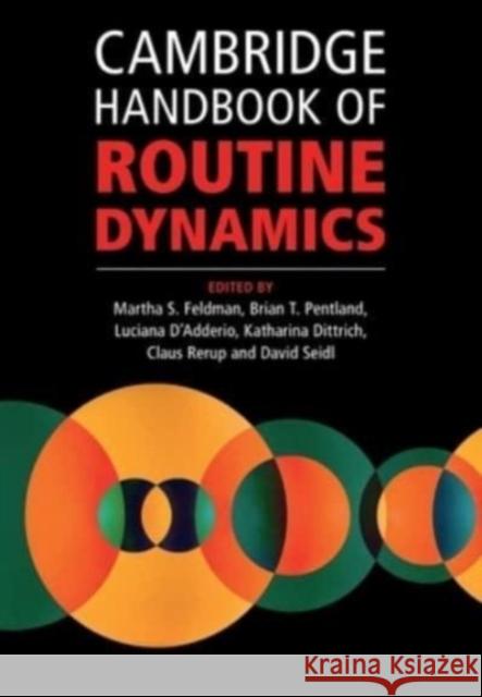 Cambridge Handbook of Routine Dynamics  9781108995092 Cambridge University Press