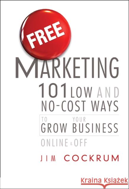 Free Marketing Cockrum, Jim 9781118034712