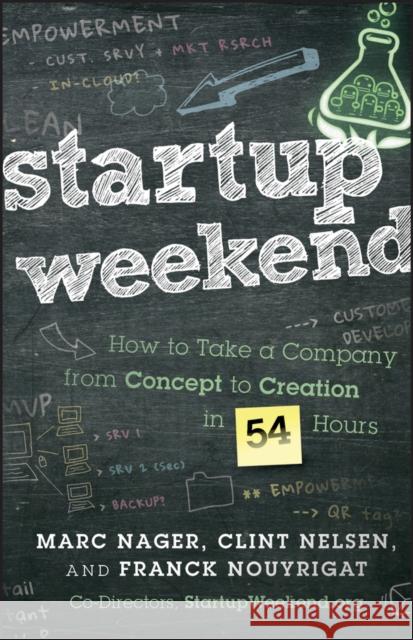 Startup Weekend Nager, Marc 9781118105092 0